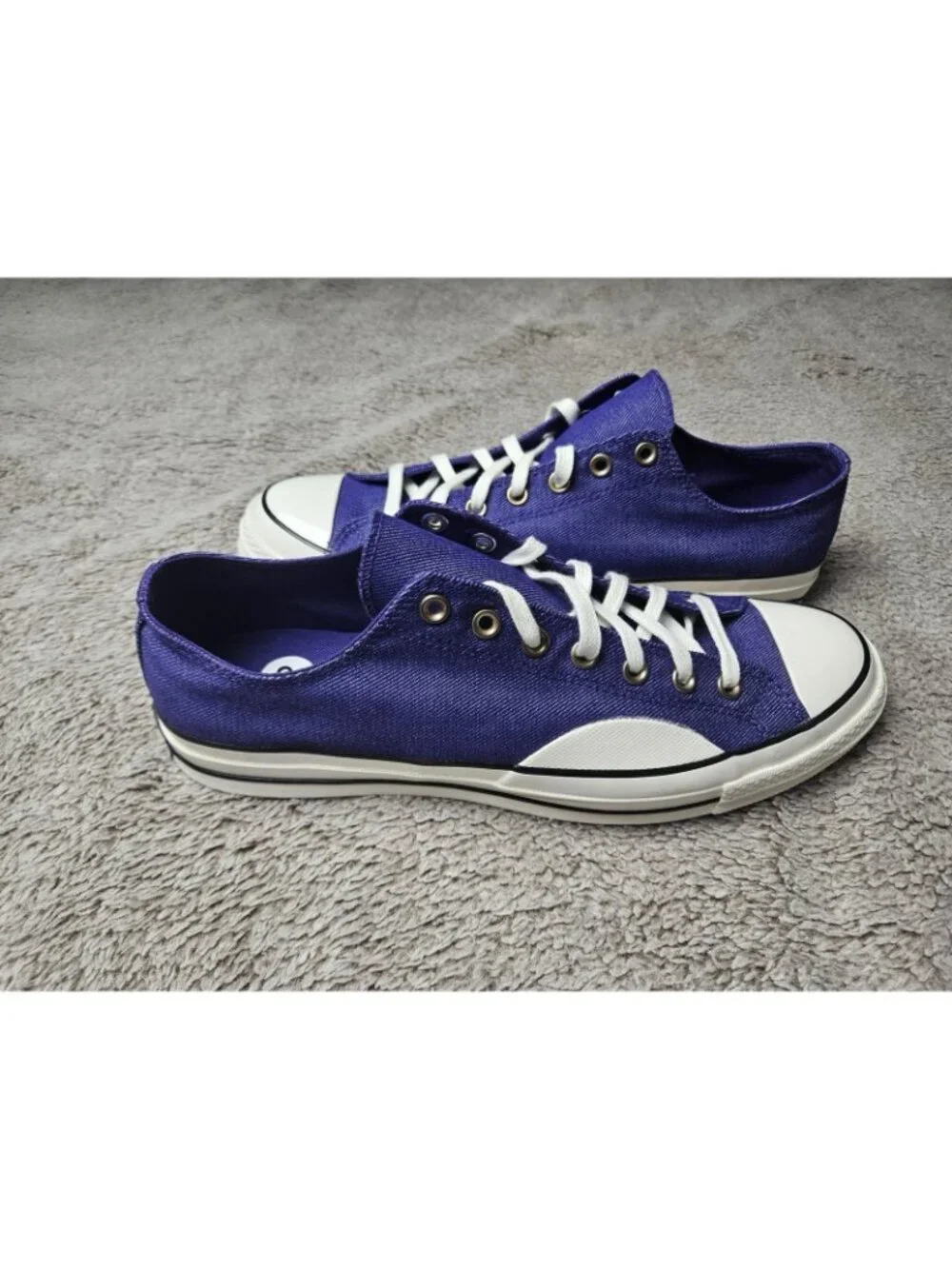 Converse Chuck Taylor 70 DENIM-All Star Ollie Patch~Court Purple M/13 W/15 Nwob - Picture 14 of 14
